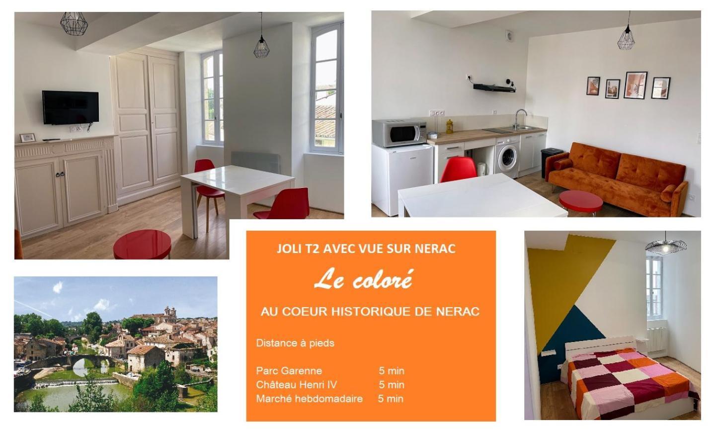 Le Colore- T2 Confortable Avec Vue Sur เนรัค ภายนอก รูปภาพ